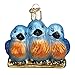 Old World Christmas Feathered Friends Glass Blown Ornament