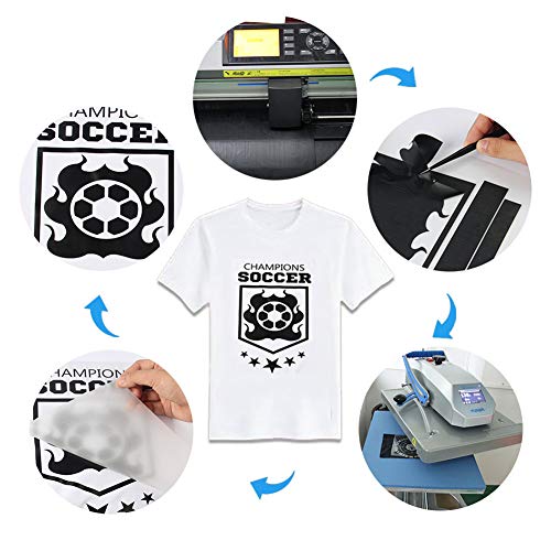 5 CAREGY+Transfer+Vinyl+T+Shirts+Inches