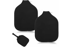 LinamHoz 2pcs Pickleball Paddle Covers, Racket Storage Bag for Most USAPA Standard and Elongated Pickball Paddles