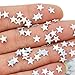 HUELE 15000PCS Shining Star Confetti Glitter Star Sequins for Crafts DIY Nail Art and Party Decoration, Holographic Silver(6MM)