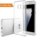 Galaxy Note 7 Case,MYRIANN Galaxy Note Case Cover,Ultra Slim Crystal Clear Soft Transparent TPU Case[Shock Absorption][Anti-Scratches] Protective Bumper Case for Samsung Galaxy Note 7 (2016)-Clear
