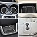 Auovo Anti Dust Mats for Toyota Highlander Accessories 2019 2018 2017 2016 2015 2014 Custom Cup Holder Insert Liner Coaster Center Console Door Pads Interior Trim 14pcs/Set, White(Glow in Dark)