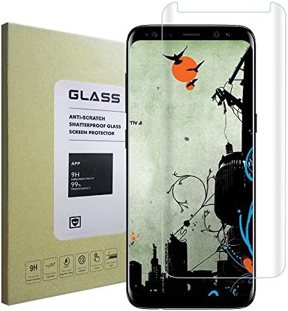 Galaxy S8 Glass Screen Protector , [Case Friendly] [Updated Version] Screen Protector HD Glass Screen Protector for Samsung Galaxy S8 Clear
