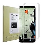 Galaxy S8 Glass Screen Protector , [Case Friendly] [Updated Version] Screen Protector HD Glass Screen Protector for Samsung Galaxy S8 Clear