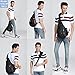 Sling Bag Backpack, Chest Crossbody Bags Sling Shoulder Backpacks One Strap Multipurpose Daypack Laptops Travel Outdoors Backpack for Men Women Teens