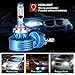 DWVO 9005 HB3 LED Headlight Bulbs, 6500K 16000Lm Super Bright Hi/Lo Beam Headlight Conversion Kit