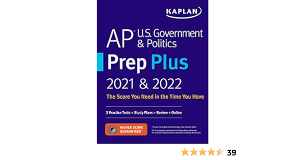 Ap U S Government Politics Prep Plus 2021 2022 3 Practice Tests Study Plans Targeted Review Practice Online Kaplan Test Prep Kaplan Test Prep 9781506266091 Amazon Com Books