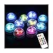 UNPOPULAR Underwater Submersible LED Lights,10 Pack Waterproof Wedding Tea Light Multi Color Remote Control Hot Tub,Pond,Pool Bathtub,Aquarium,Party Vase Decor,Christmas,Newyear (21-Key 10 Pack)