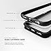 Zizo Shock Series Compatible with iPhone 8 Case Military Grade Drop Tested with Tempered Glass Screen Protector iPhone 7 case Black