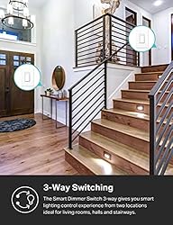 Kasa Smart 3 Way Dimmer Switch KIT, Dimmable Light