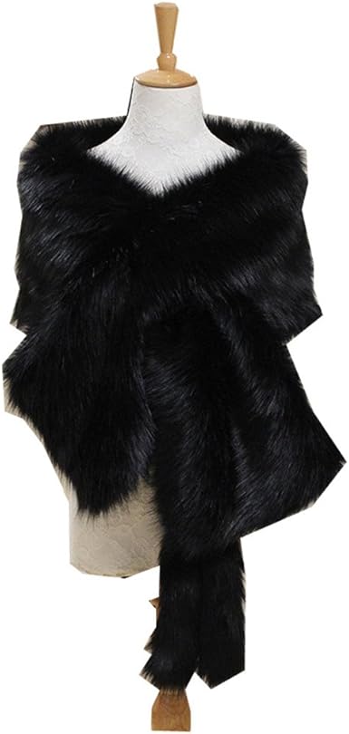 amazon faux fur shawl