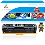 True Image 1 Pack High Yield 201X CF400X Compatible for HP 201X 201A CF400X CF400A Toner Cartridge for HP Color Laserjet Pro MFP M277dw, M277n, M277c6, M252dw, M252n Toner Ink - Black