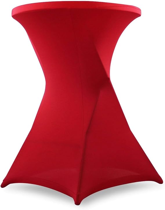 MobEventPro Housse élastique Rouge Mange-Debout Diam.80cm ...