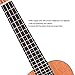 Soprano Ukulele Mahogany Wooden 21 Inch for Kids Beginner with Uke Gig Bag Strap Picks Capo Nylon String