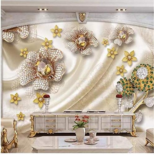 YFXGSTLI Murales De Pared Papel Tapiz Mural 3D Foto Mural Estéreo Perla