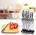 Utopia Kitchen 430 Grade Stainless Steel Knives Set (11 Knives plus Acrylic Stand) - 8