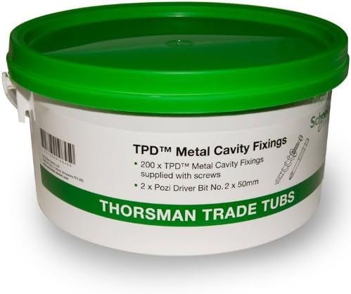 Thorsman Metal Cavity Fixings with Screws (Trade Tub x 200)