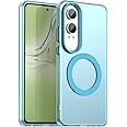 Pzwoxukhov Compatible with OnePlus Nord CE4 Lite Case Cover,Supports Wireless Charging,Shockproof Magnetic Phone Case，Compatible with OnePlus Nord CE4 Lite Case Blue