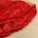 TRENDINAO Baby Girls Red Lace Princess Headband Dresses For Christmas/New Year