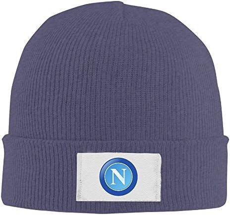 Napoli Unisex Cool Navy Wool Winter Toboggan Cap One Size