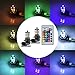 YIJINSHENG 2PCS 27SMD 12V multi-color RGB 5050 HB4 9006 LED Replacement fog lights reversing lights with Headlight Bulb remote Control (9006(HB4))