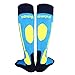 Soared Winter Ski Socks 2 Pairs Snowboard Snow Warm Knee Over the Calf OTC High Performance for Kids Womens Mens