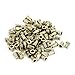 uxcell 100pcs M4 Carbon Steel Serrated Body Flat Head Blind Nuts Nutserts