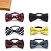 Elesa Miracle 6pcs Baby Boy Gift Box with Pre-tied Adjustable Neck Strap Tie Boys Bow Tie Value Set, Set of 6