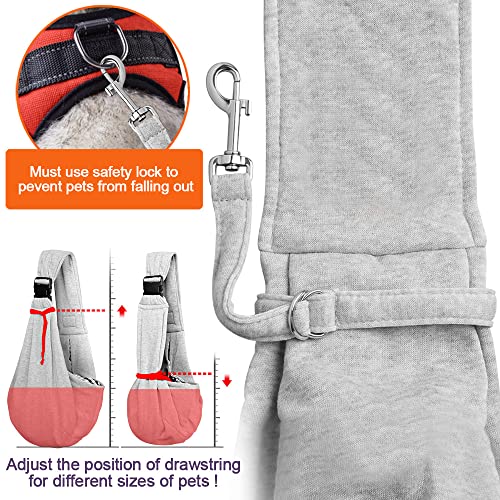 TOMKAS Dog Sling Carrier for Small Dogs pet slings with extra pocket
