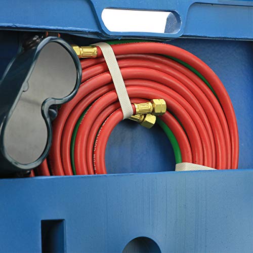 Stark USA Portable Oxygen Acetylene Welder Include Nozzles Cutting Torch, Gauge, Regulators Set With 15'ft Hose, Carrying Case - Thumbnail 7