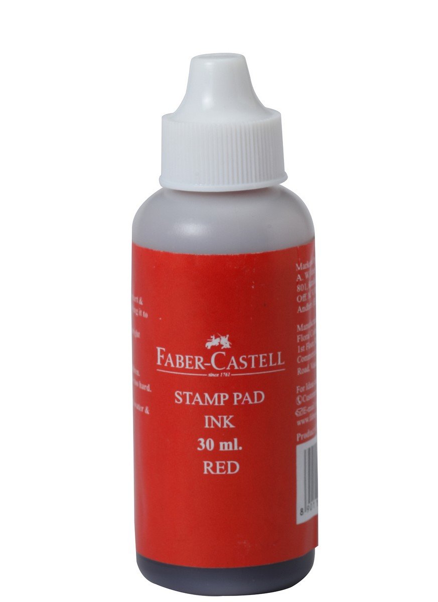 FaberCastell Stamp Pad Ink 30ml (Red) Amazon.in Office Products