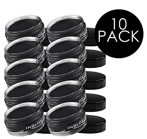 10 Pack INGLOT 77 Black Gel Eyeliner