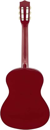 Mad About MA-CG01 Classical Guitar 3/4 Size Red With Case Strap Picks view 5