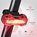 Albrillo Bicycle Tail Light, USB Rechargeable Rear Bike Lights With Waterproof and 6 Light Modes Function, Bright Safety Led Bike Back Light