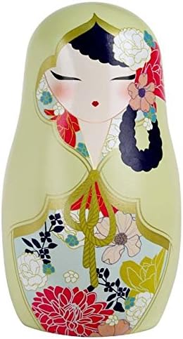 Beautiful Babushka By Kimmidoll Light Yellow Decorative figurine