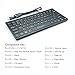 Cnacnoo Ultra-Slim Keyboard for PC Computer Laptop, Wired USB Small Keyboards with 78 Keys, Portable Multimedia Mini Keyboards Universal Compatibility for PC, Mac, PS3, Xbox360
