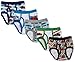 Disney Little Boys' Cars 5-Pack Brief, Colors and Prints may Vary