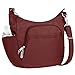 Travelon Anti-theft Classic Crossbody Bucket Bag, Wine