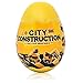12 Filled Easter Eggs with Surprise Building Block Toys Inside Filled Egg for Kids to Build Different Kinds of Construction Vehicles Plastic 3
