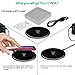 Wireless Charger, CVIDA 7.5W Qi Wireless Charging Pad for iPhone X/ 8/8 Plus, 10W Fast Wireless Charger for Galaxy S9/S9 Plus/Note 8/ S8/S8 Plus/S7, 5W for Nexus 4/5/6/7 and All Qi Enabled Phones