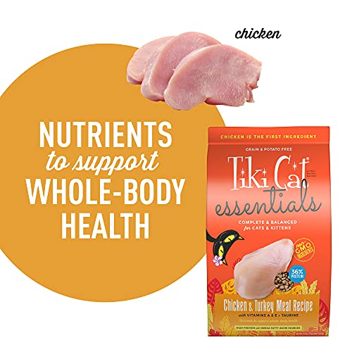 Tiki Cat Essentials High Protein, Complete and Balanced Dry Food for
