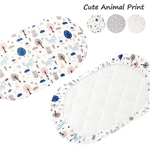 Stretchy Sheet Fitted for Baby Boy and Girl, Jersey Knit Cotton for Natural Comfort