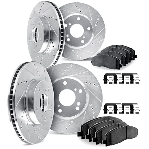 DFC Brake Kit| Hardware| Drilled Slotted Brake Rotors| 5000 Advanced