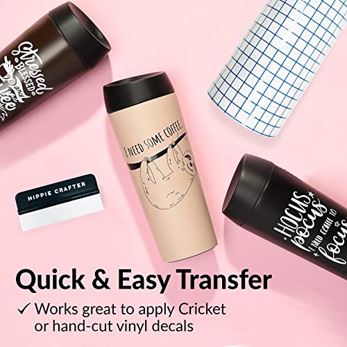 Vinyl Transfer Paper Tape Roll Transfer Tape Vinyl 50 Feet Clear Contact Paper 12" Roll Paper