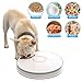 EliPark Automatic Cat Feeder Timed Food Dispenser for Dogs, Cats & Small Animals Digital Pet Feeder Distribution Alarms, Programmed Timed Self 6 Meal Trays Dry Wet, Digital Clock,Portion Controlthumb 1