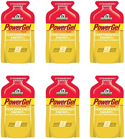 PowerBar PowerGel - Strawberry Banana (6 x 1.44oz Packs)