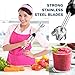 BSTY 2-in-1 Hand Blenders Set 6-Speeds Powerful Immersion Blender with 500-Watt Motor and Turbo Boost Button for Maximum Power, Hand Held Blenders