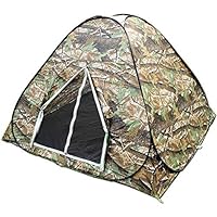 XIAMUXI Camouflage 3-4 Person Watching Bird Hunting Toilet Dressing Pop Up Portable UV Hiking Travel Faimly Party Outdoor Camping Tent