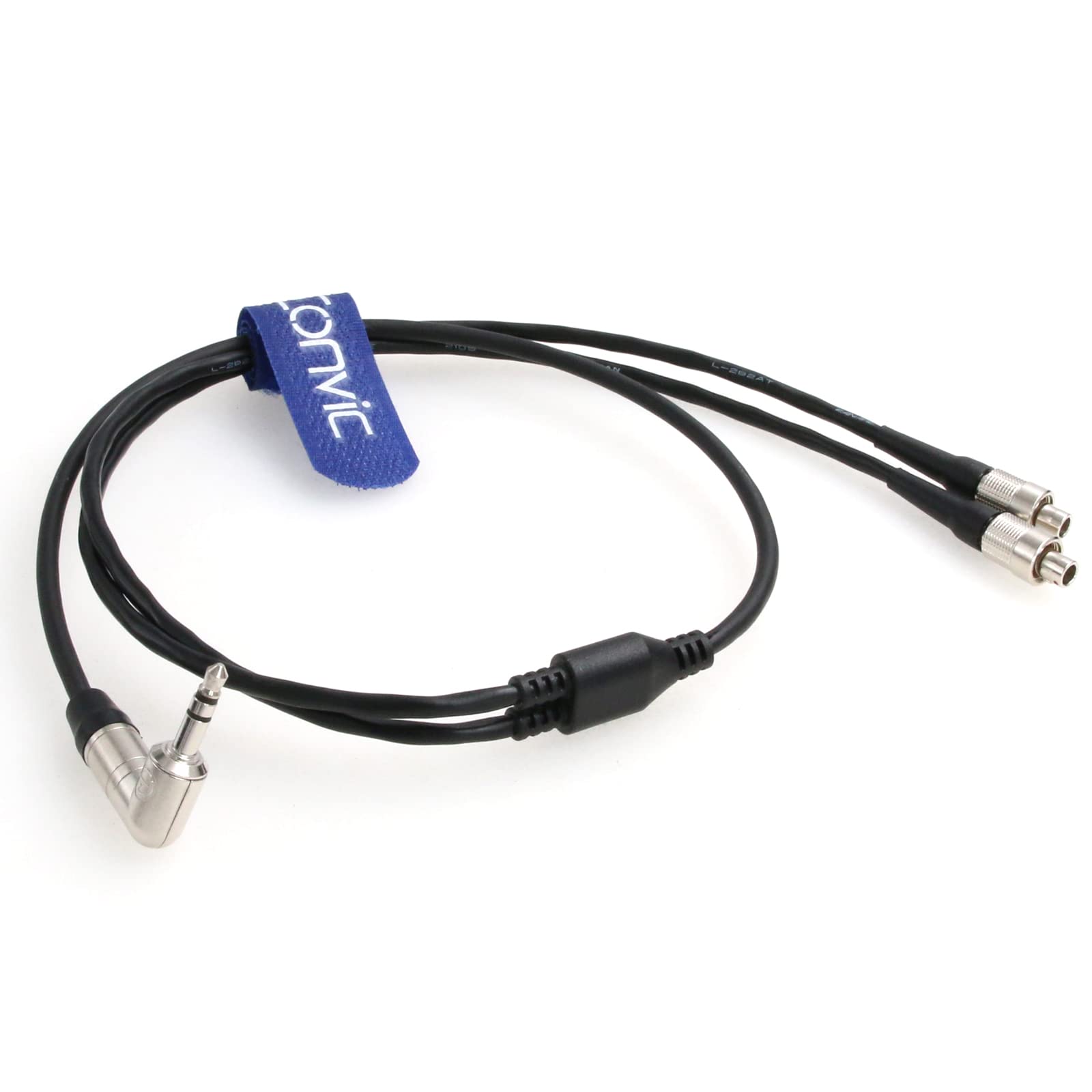 Eonvic Audio Cable 3.5mm TRS to Dual FVB.00.303 3 Pin Male Cable for MixPre II Sound Devices to Sennheiser 2000 5000