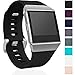 Maledan Replacement Bands for Fitbit Ionic Smart Watch, Black，Small